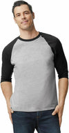 Adult Heavy Cotton 3/4 Raglan T-Shirt, 2-Pack