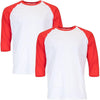 Adult Heavy Cotton 3/4 Raglan T-Shirt, 2-Pack